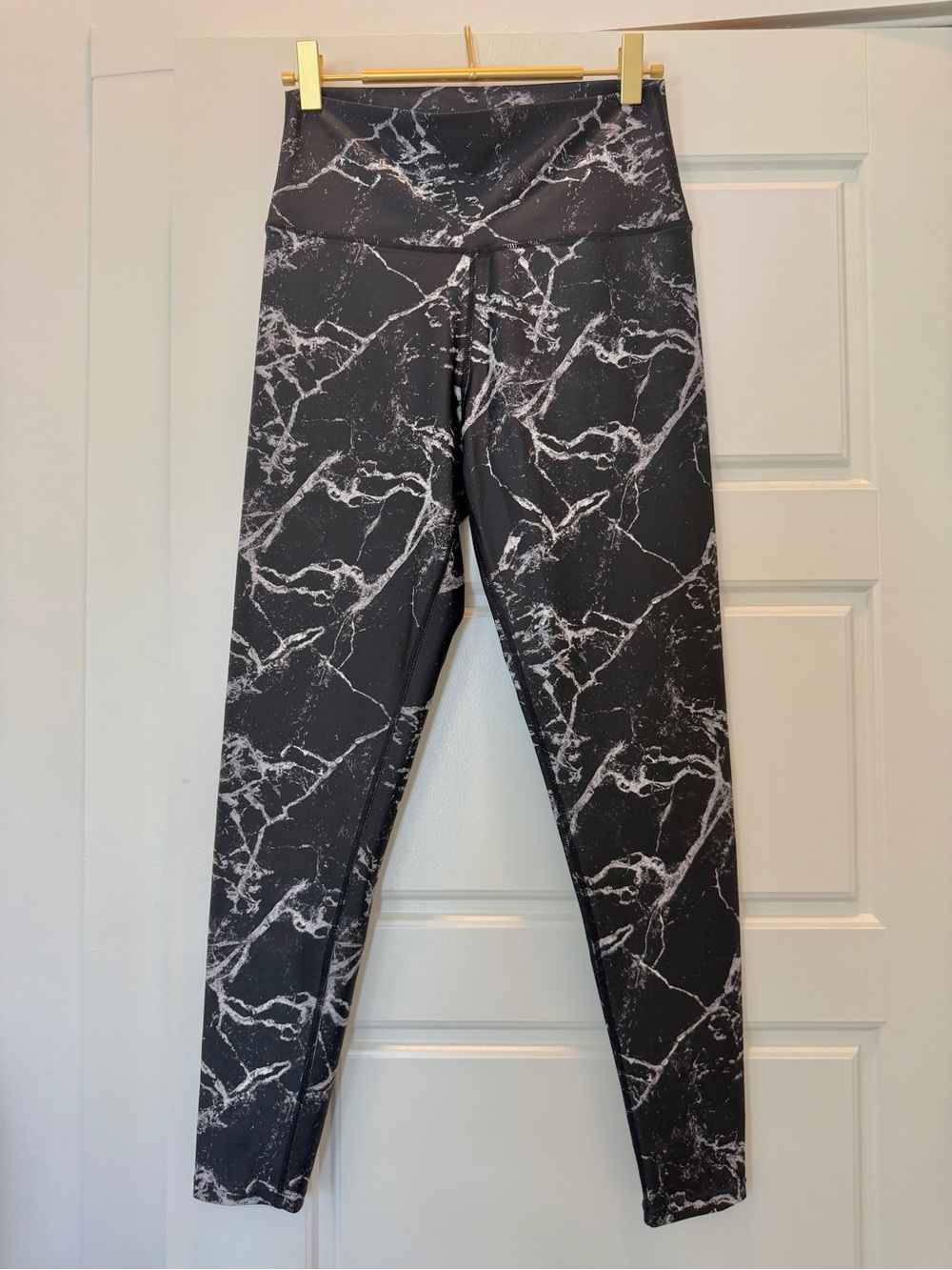 Soulcycle Black Marble Leggings Size M